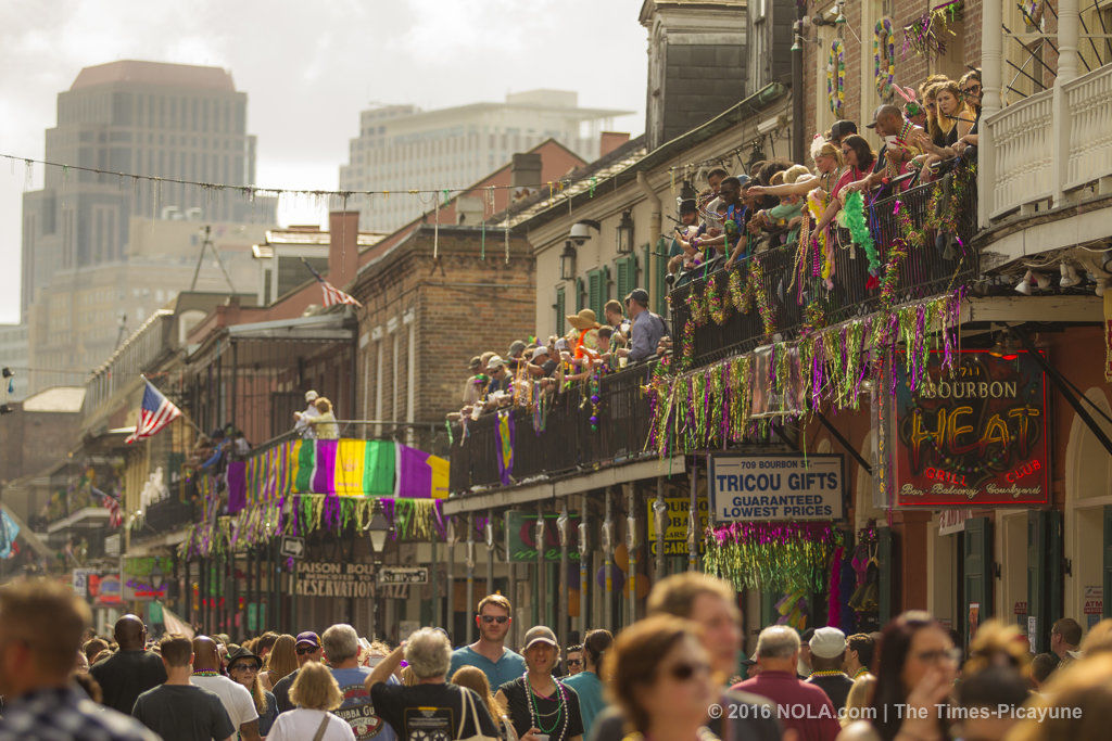 Lundi Gras in the French Quarter 2017